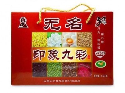 云南东川面条无名九彩挂面礼盒-云南无名食品有限公司图2