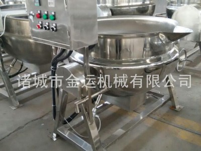 大型食堂用行星搅拌炒锅、高粘度搅拌炒锅-诸城市金运机械有限公司图3